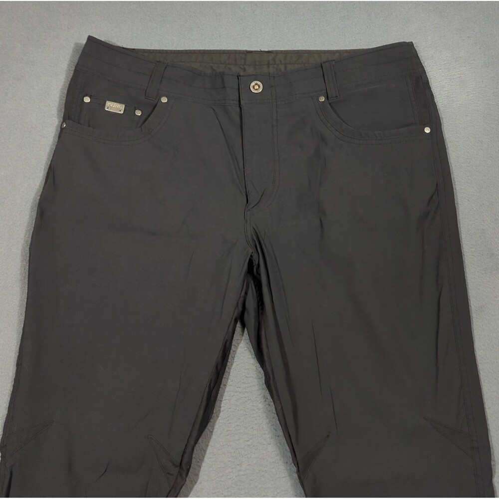 Kuhl Aktion Renegade Pants Men's 38x34 Charcoal Outdoor Hiking Camping - Picture 4 of 12